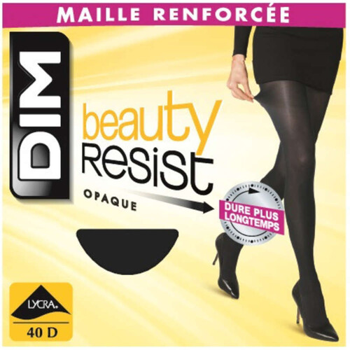 Dam Collant Femme Beauty Resist Noir 40D Opaque Taille 1