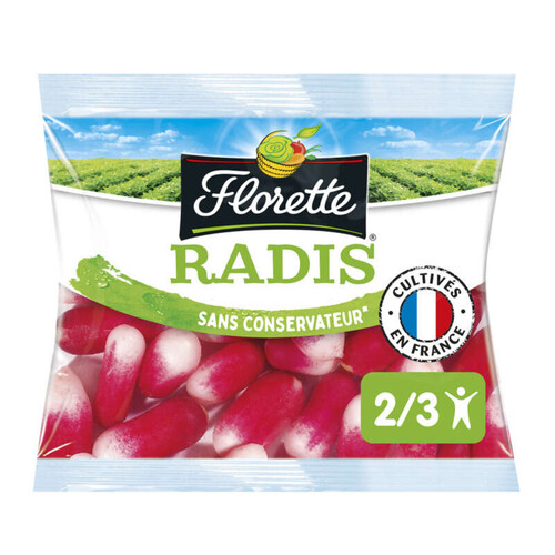 Florette radis déjà lavés, prêt à consommer 200g