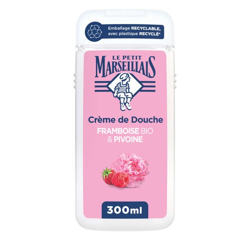 Le Petit Marseillais Crème de Douche Extra douce framboise Bio & pivoine 300ml