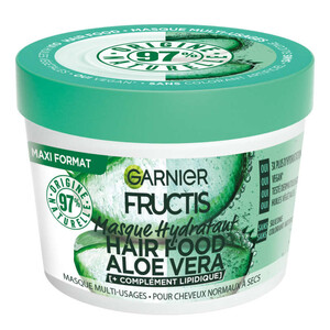 Fructis Masque Hair Food Hydratant Aloe Vera Cheveux Normaux 390ml