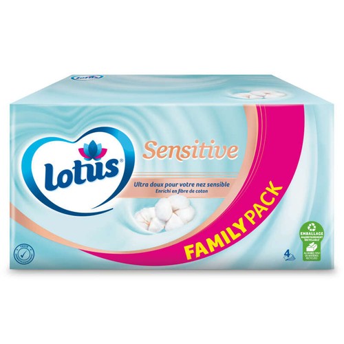 Lotus Sensitive Mouchoirs Boites