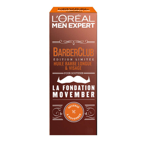 L'Oréal Paris Men Expert Huile Barbe Longue & Visage Barber Club 30ml