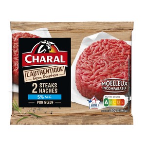 Charal Steak haché pur Bœuf 2x140g