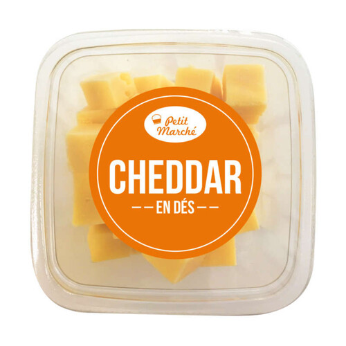 Petit Marché Dés de Cheddar 120g