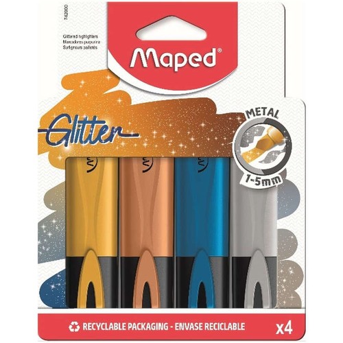 Maped Surligneurs Glitter x4