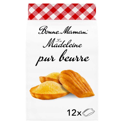 Bonne Maman 12 Madeleines Pur Beurre Individuelles 300g
