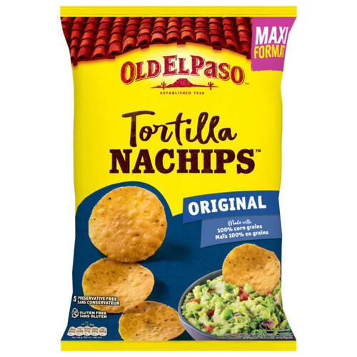 Old El Paso Tortilla chips crunchy nachips original 300g
