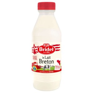Bridel Lait pasteurisé entier 1L