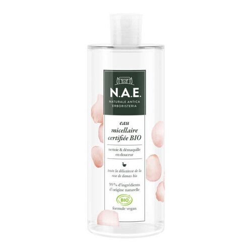 N.A.E. Eau Micellaire Démaquillante Apaisante Certifiée Bio 500ml