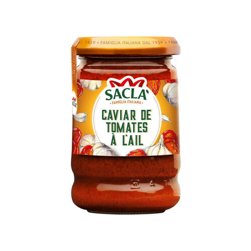 Sacla Sauce Caviar de tomates à l'ail 190g