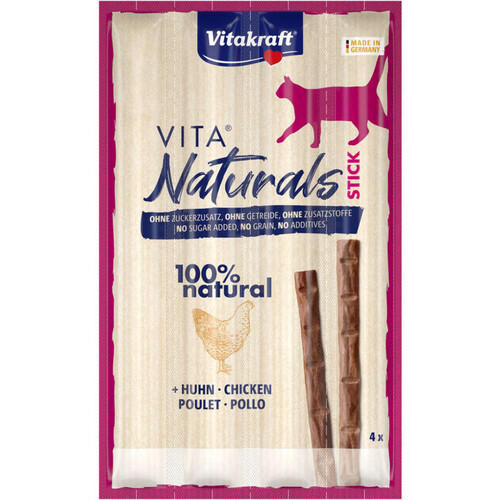 VitaNaturals Sticks Poulet pour chats 4x 5g