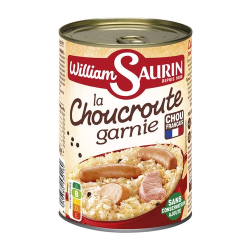 William Saurin Choucroute garnie 400g