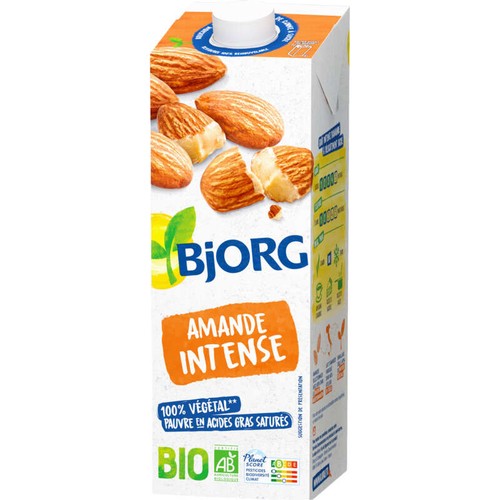 Bjorg Lait d'Amande Intense Bio 1L