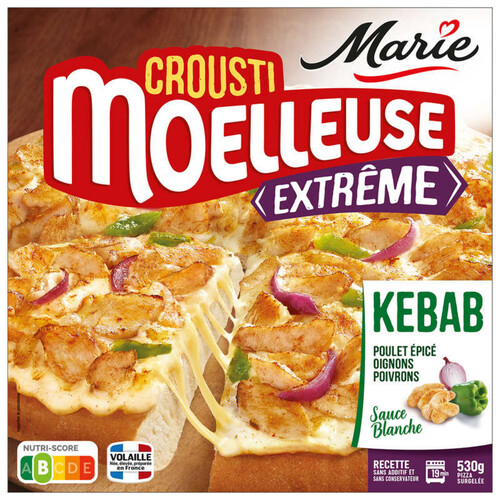 Marie Crousti Moelleux Pizza Poulet Kebab 530g