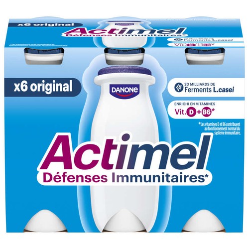 Actimel Yaourt À Boire Nature 6x100g