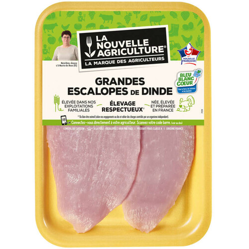 La Nouvelle Agriculture Escalope De Dinde Noire X2 260G