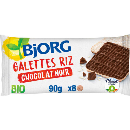 Bjorg Galettes Riz Chocolat Noir Bio 90g