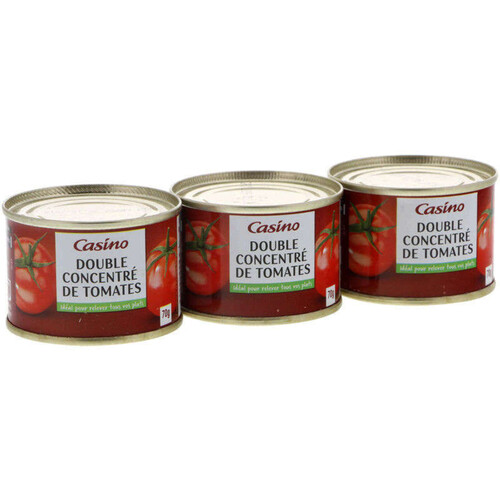 Casino Double concentré de tomates - 3x70g