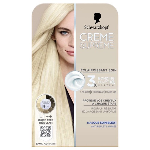Schwarzkopf Crème suprême l1++ blond très très clair