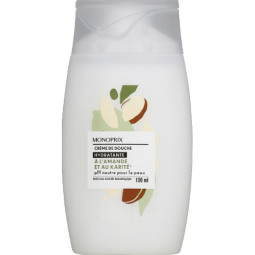 Monoprix Crème De Douche À L'Amande Et Au Karité 100Ml