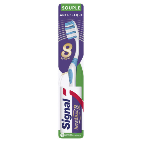 Signal integral 8 brosse à dents soin complet souple x1