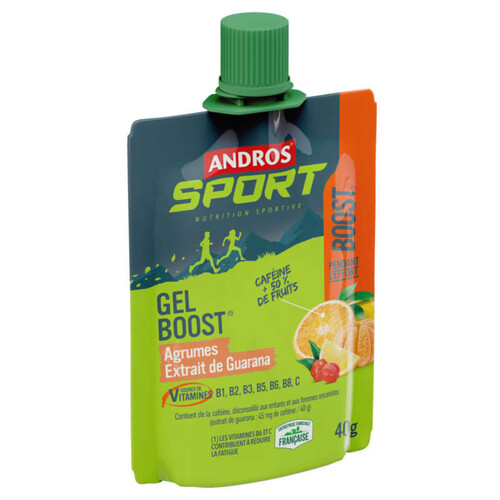 Andros Sport Gel Boost Agrumes 40g