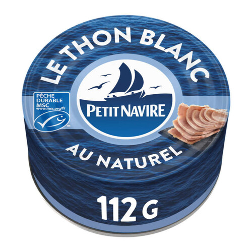 Petit Navire Thon Blanc Germon Au Naturel 112g