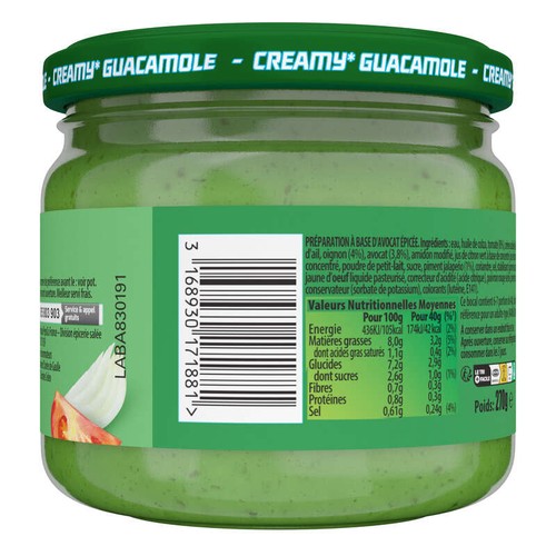 Doritos Sauce Apéritif Guacamole 270g