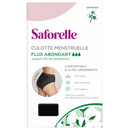 Saforelle Classic Culotte menstruelle Flux abondant T42