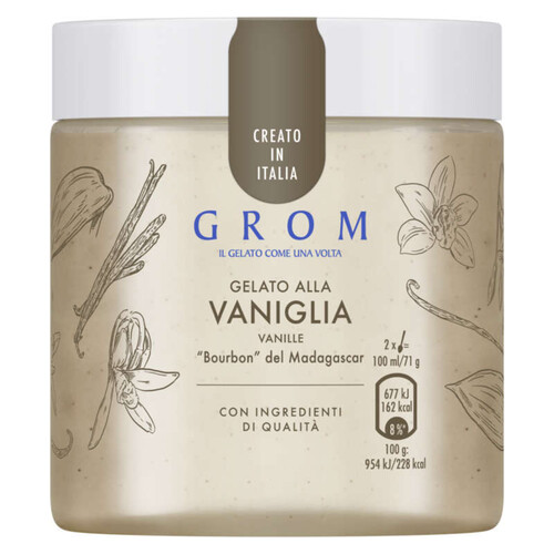 Grom Glace Pot Vanille 325g