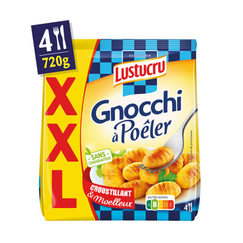 Lustucru gnocchi a poêler format XXL 720g