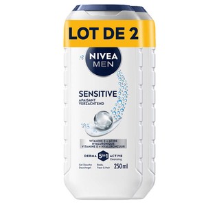 Nivea Men Gel Douche sensitive x2
