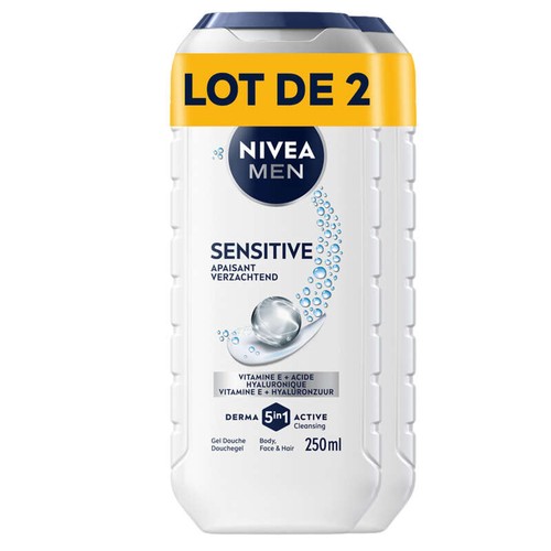 Nivea Men Gel Douche sensitive x2