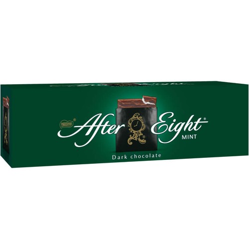 After Eight Fines Feuilles De Chocolat Fourrées À La Menthe 300g