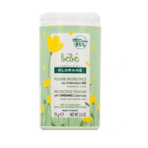 Klorane Bébé Poudre Protectrice au Calendula 75g