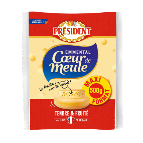 Président Emmental Cœur De Meule 500G