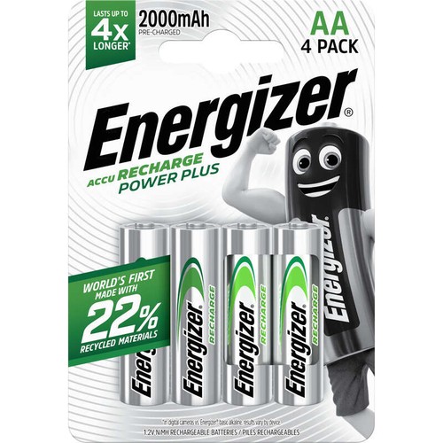 Energizer Piles Rechargeables Lr06/Aa Accu Recharge Power Plus