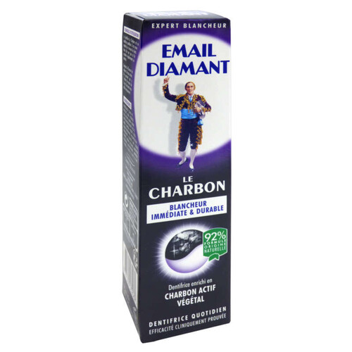 Email Diamant Le Charbon Dentifrice Blancheur Immédiate & Durable 75Ml