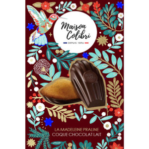Maison colibri - la madeleine coque chocolat noir - coco