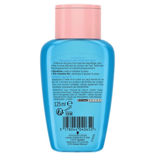 Diadermine Démaquillant Douceur Yeux 125ml