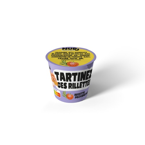 Nudj Rillette végétale provençale 120g