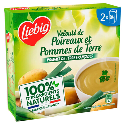 Liebig PurSoup' Velouté de Poireaux et Pommes de terre 2x30 cl