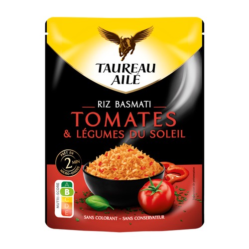 Taureau Ailé Riz Basmati Tomates & Légumes du Soleil  220g
