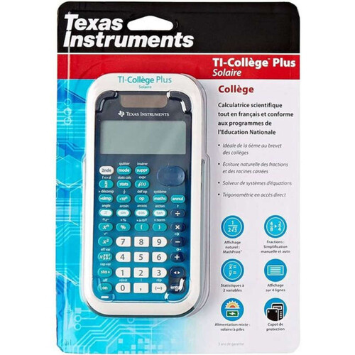 Texas Instrument Calculatrice Solaire, Ti Collège