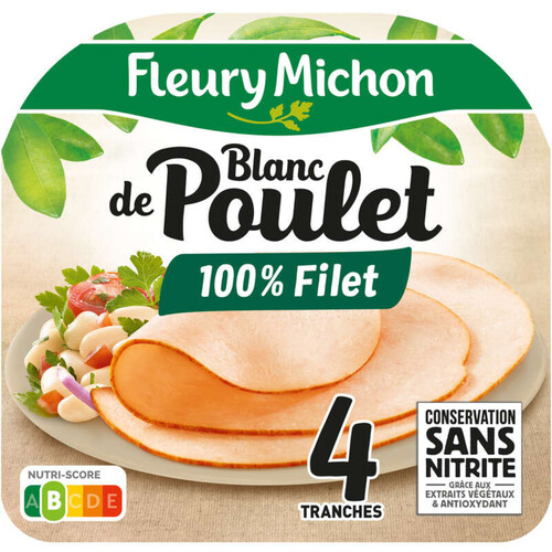 Fleury Michon Blanc de Poulet Sans Nitrite 130g