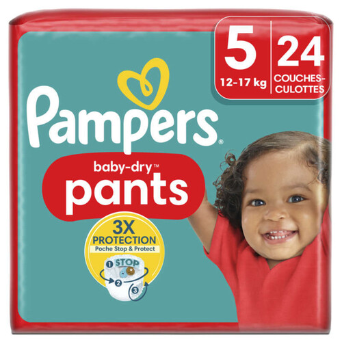 Pampers Baby Dry Pants Couches Culottes T5 x24