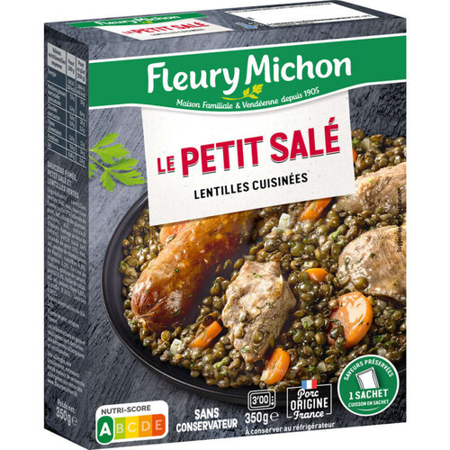 Fleury Michon Petit Salé Aux Lentilles Vertes 350g