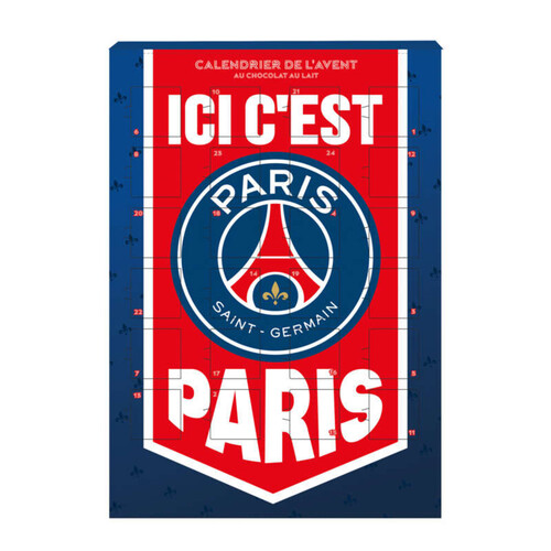 Bip France calendrier de l'avent PSG 75g