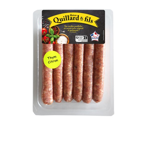 Quillard Chipolata  Thym & citron x6