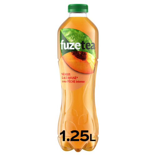 Fuzetea thé noir pêche intense 1,25l